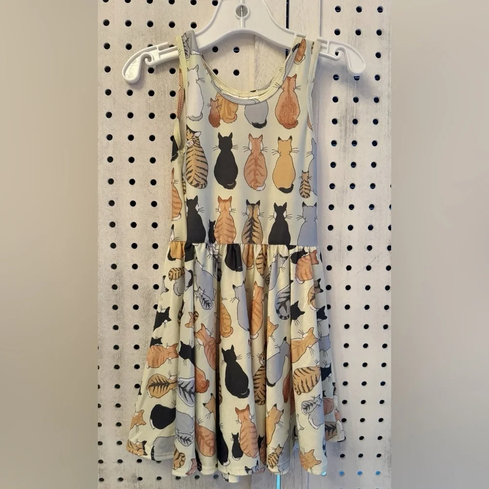 Dot Dot smile Kitty Cat Dress. Excellent Condition. Twirl Dress. Size 2
